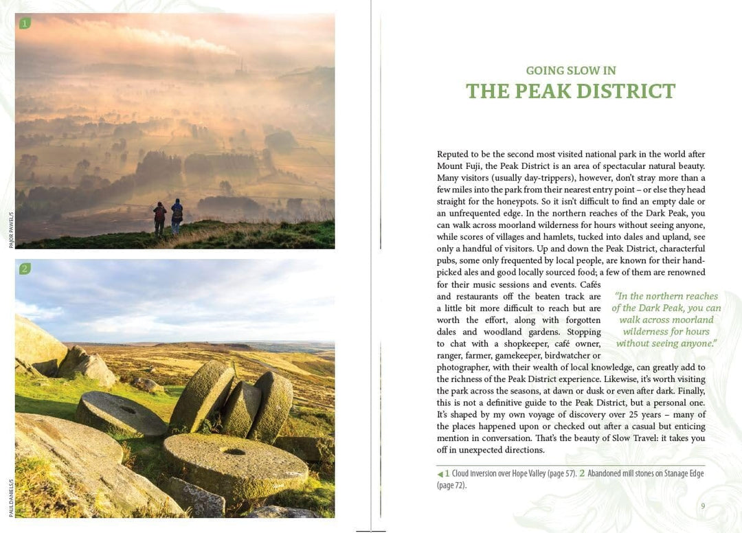 Guide de voyage (en anglais) - Peak District slow travel - Édition 2025 | Bradt guide de voyage Bradt 