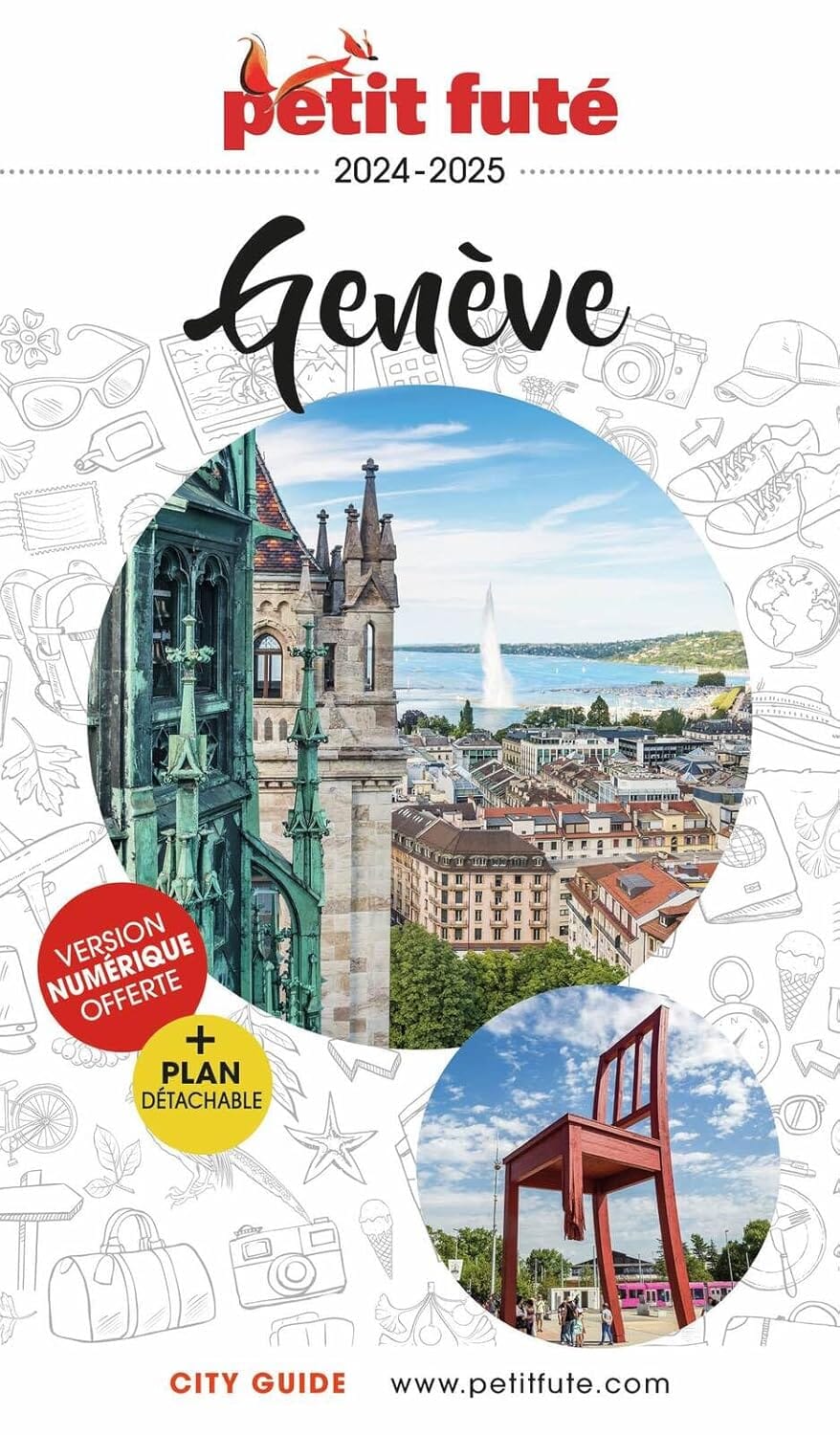 Guide de voyage - Genève 2024/25 + plan | Petit Futé guide de voyage Petit Futé 