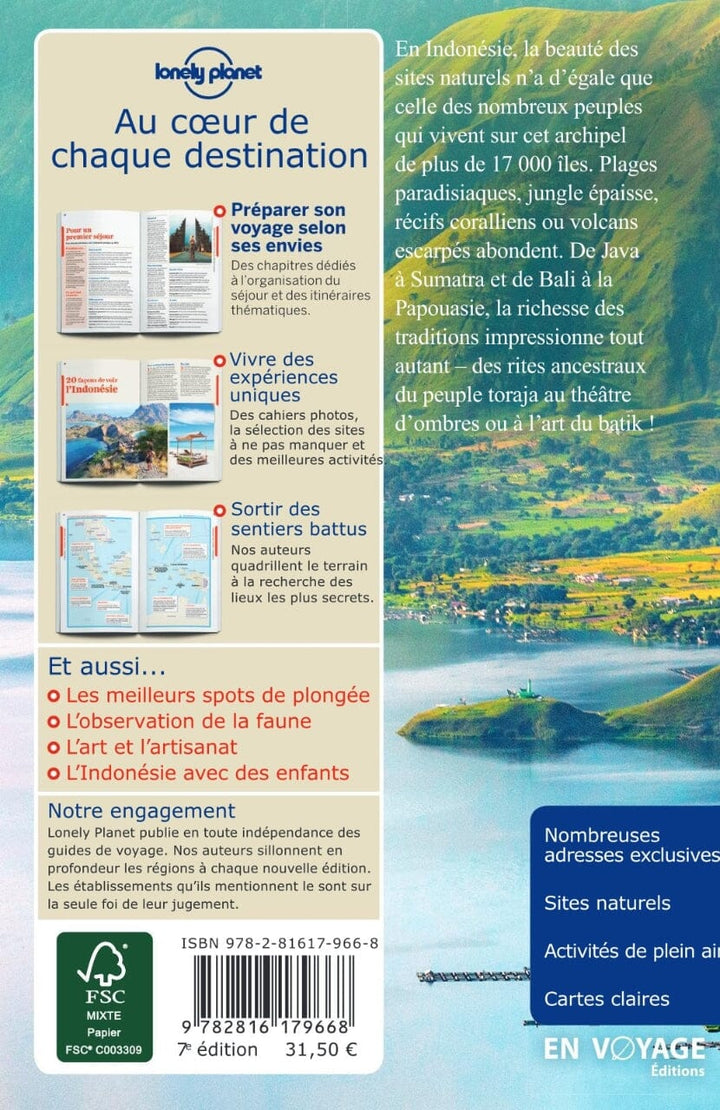 Guide de voyage - Indonésie - Édition 2024 | Lonely Planet guide de voyage Lonely Planet 