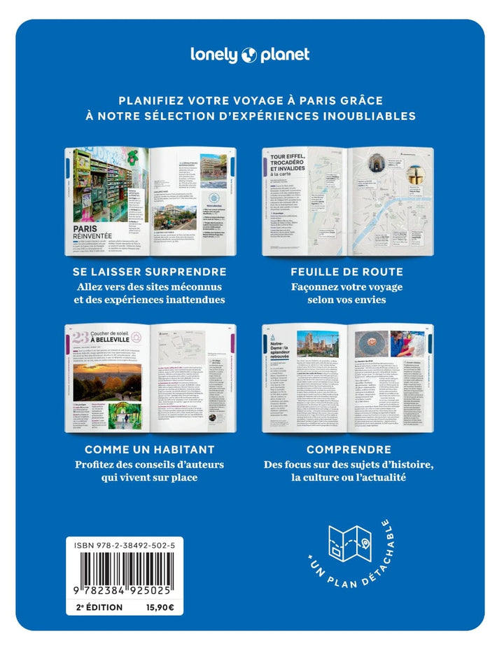 Guide de voyage - Les meilleurs expériences à Paris + carte | Lonely Planet guide de voyage Lonely Planet 