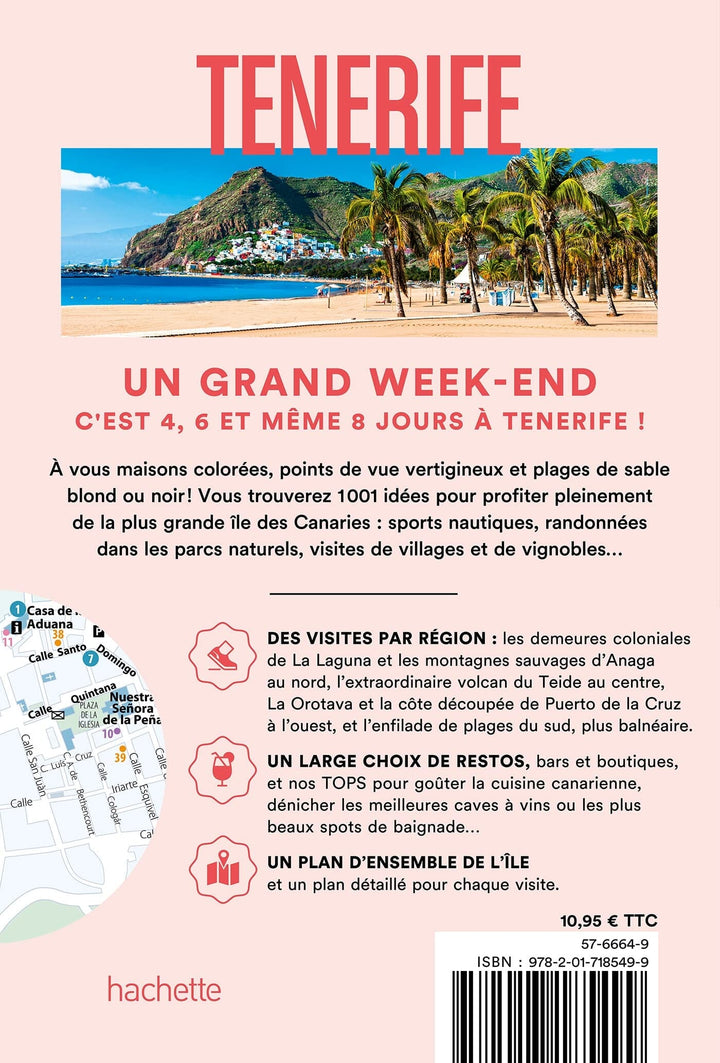 Guide de voyage - Un Grand Week-end à Tenerife - Édition 2023 | Hachette guide petit format Hachette 