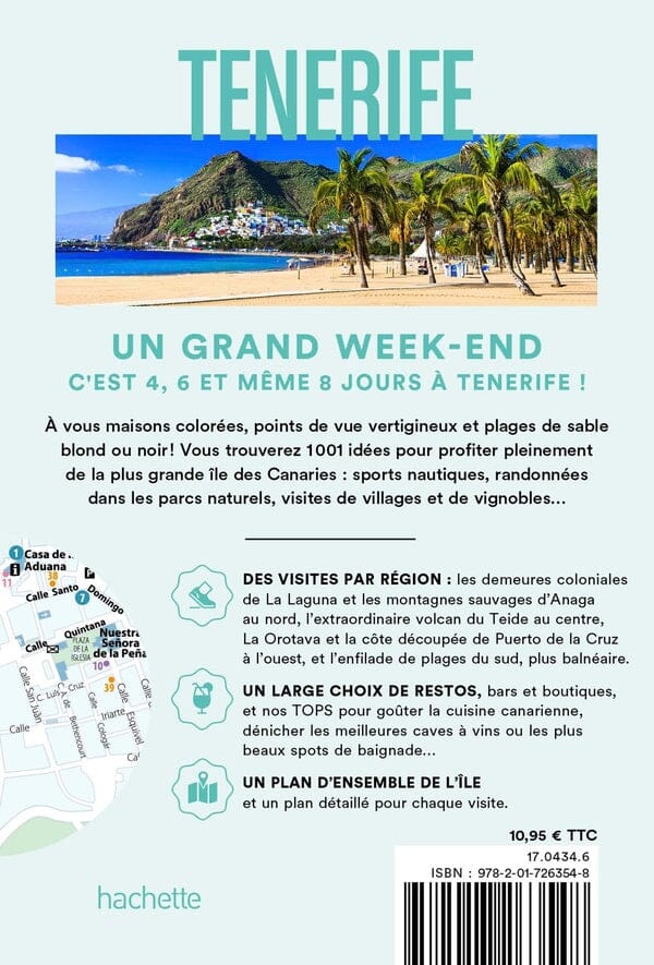 Guide de voyage - Un Grand Week-end à Tenerife | Hachette guide de voyage Hachette 