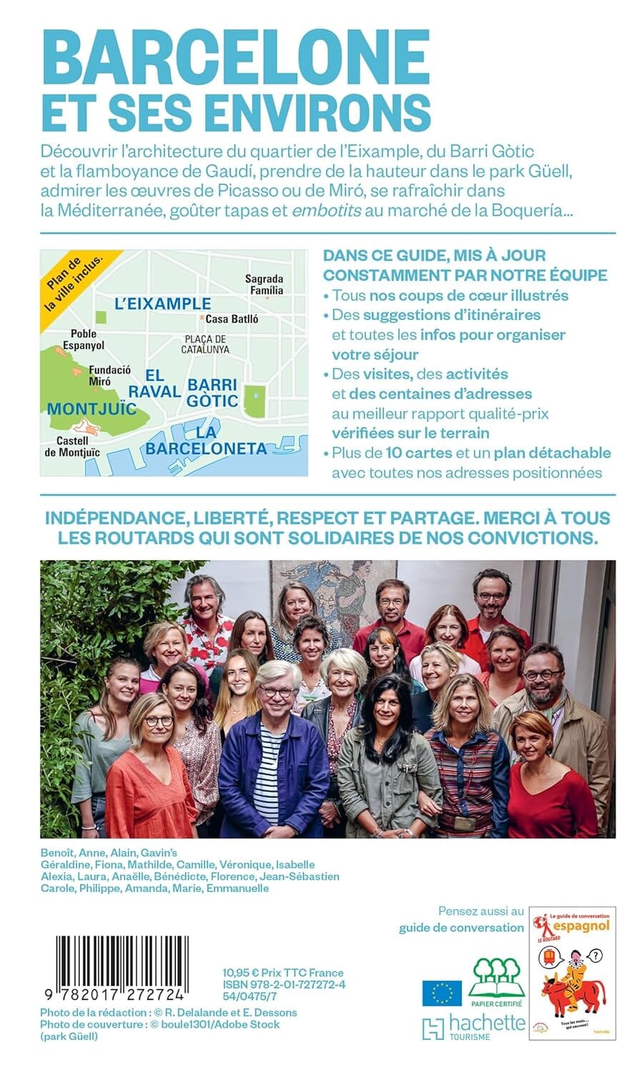 Guide du Routard - Barcelone & environs 2024/25 + plan | Hachette guide de voyage Hachette 