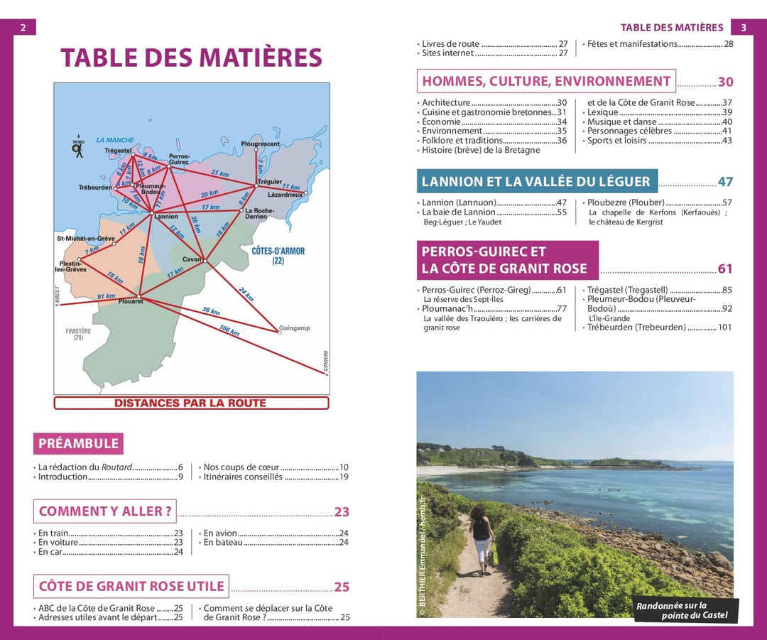 Guide du Routard - Côte de Granit Rose, Perros Guirec | Hachette guide de voyage Hachette 