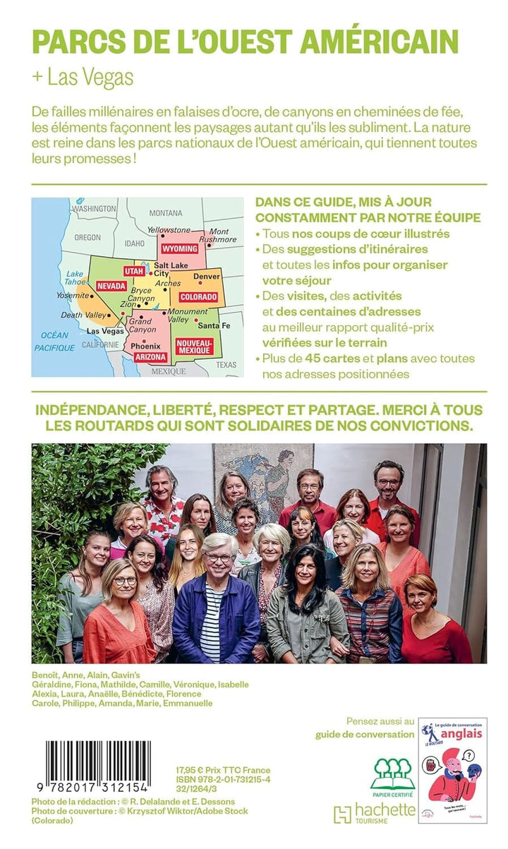 Guide du Routard - Parcs nationaux de l'ouest américain 2025/26 | Hachette guide de voyage Hachette 