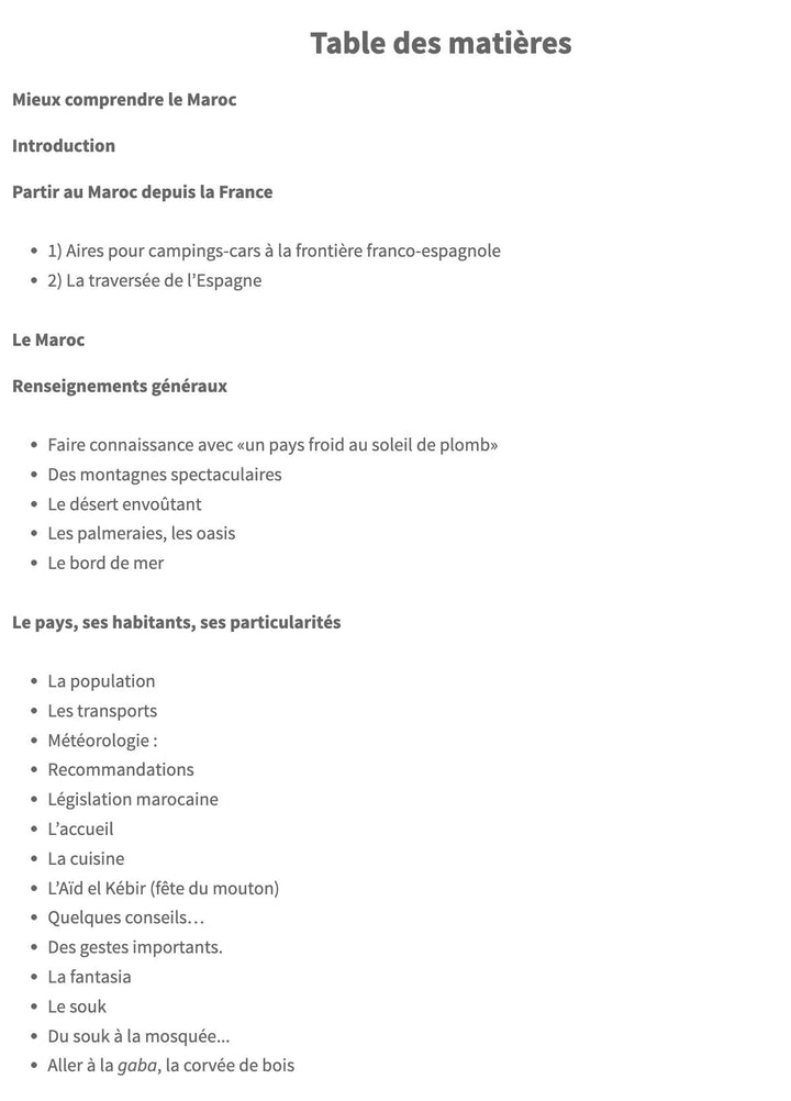 Guide Gandini - Le Maroc en camping-car - Édition 2025 guide de voyage Extrem'Sud - Guides Gandini 