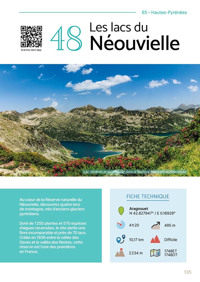 Guide - Les plus belles randonnées Visorando des Pyrénées - Lacs, sommets et belles vallées | Chemin des Crêtes guide de randonnée Rando Editions 