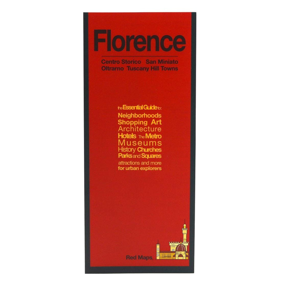 Guide touristique de la ville de Florence | Red Maps carte pliée Red Maps 