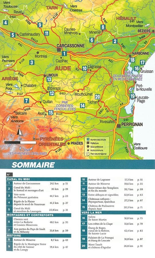 Guide vélo - Boucles à vélo dans l'Aude | Chamina guide vélo Chamina 