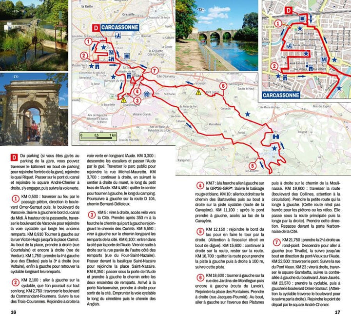 Guide vélo - Boucles à vélo dans l'Aude | Chamina guide vélo Chamina 
