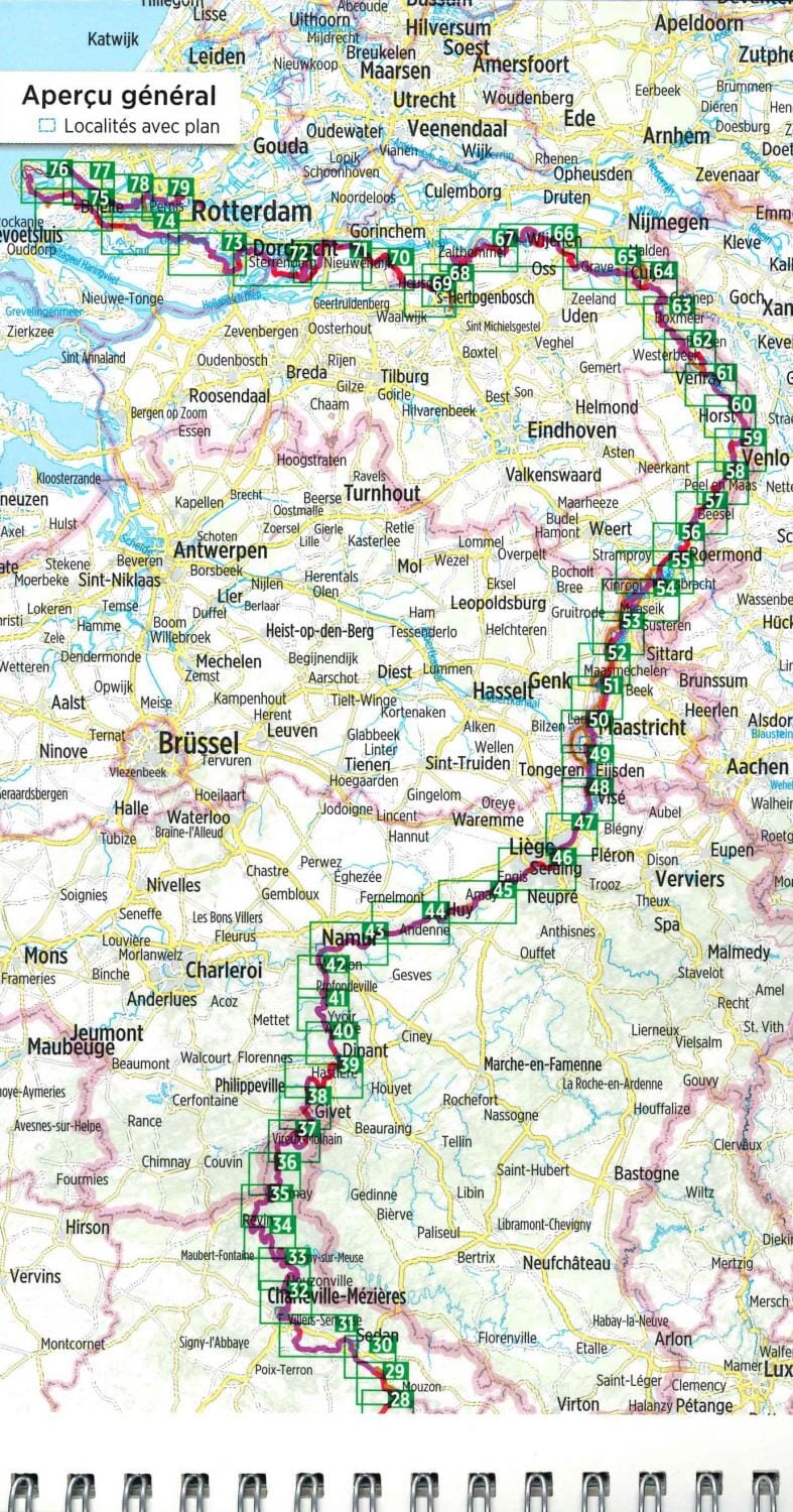 Guide vélo - La Meuse à Vélo : Du plateau de Langres à Rotterdam sur l'EuroVelo 19 | Bikeline guide de voyage Bikeline 