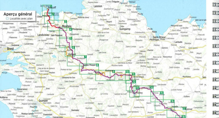 Guide vélo - La Vélodyssée : L´Atlantique de Roscoff à Hendaye sur l´EuroVelo 1 | Bikeline guide de voyage Bikeline 