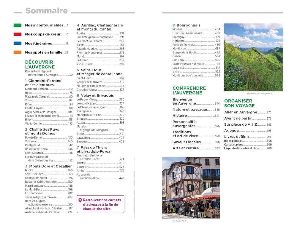 Guide Vert - Auvergne - Édition 2025 | Michelin guide de voyage Michelin 