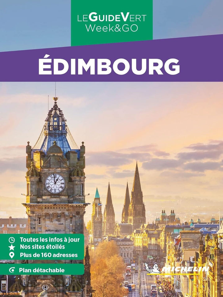 Guide Vert compact - Edimbourg + plan - Édition 2025 | Michelin guide de voyage Michelin 