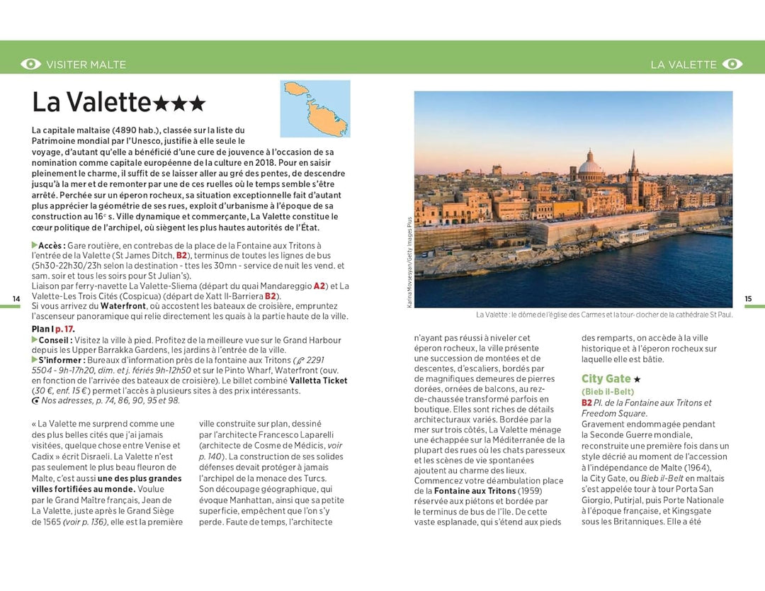 Guide Vert compact - Malte - Édition 2025 | Michelin guide de voyage Michelin 