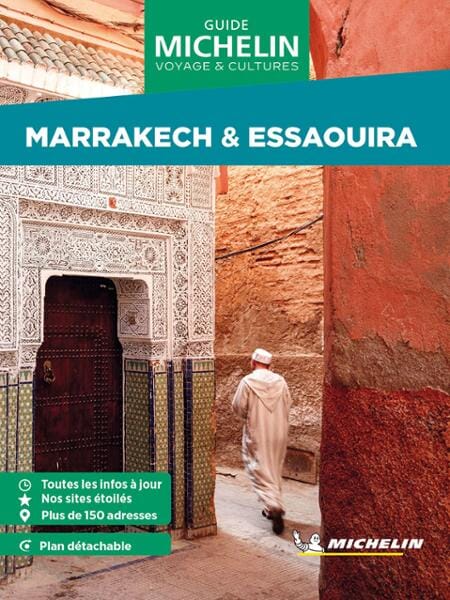 Guide Vert compact - Marrakech et Essaouira + plan - Édition 2024 | Michelin guide de voyage Michelin 