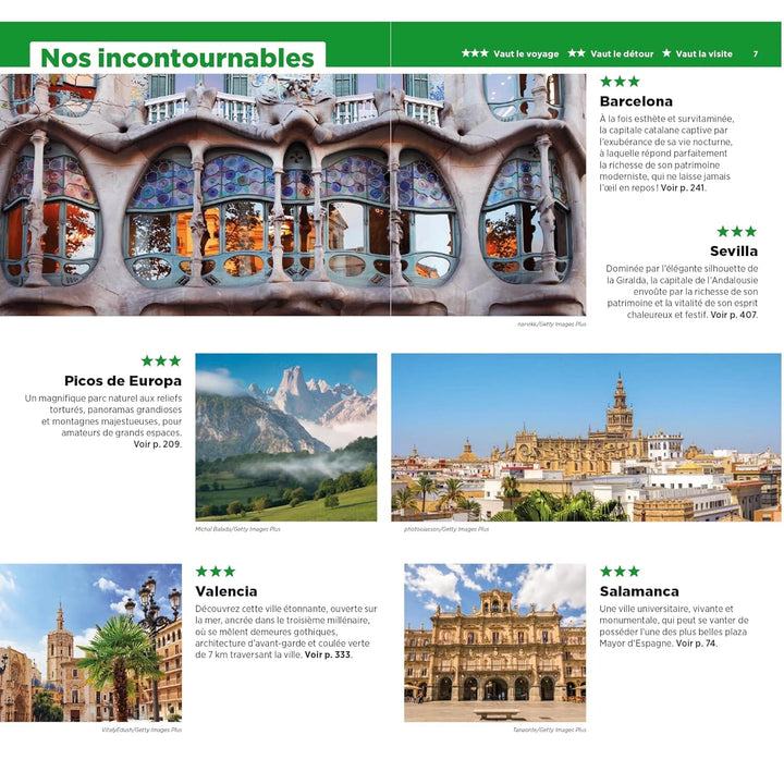 Guide Vert - Espagne - Édition 2024 | Michelin guide de voyage Michelin 