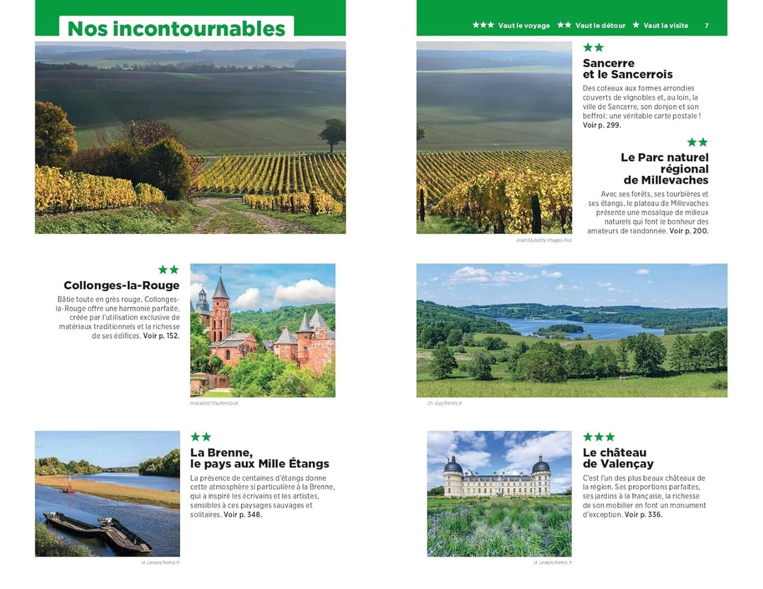 Guide Vert - Limousin, Berry - Édition 2025 | Michelin guide de voyage Michelin 