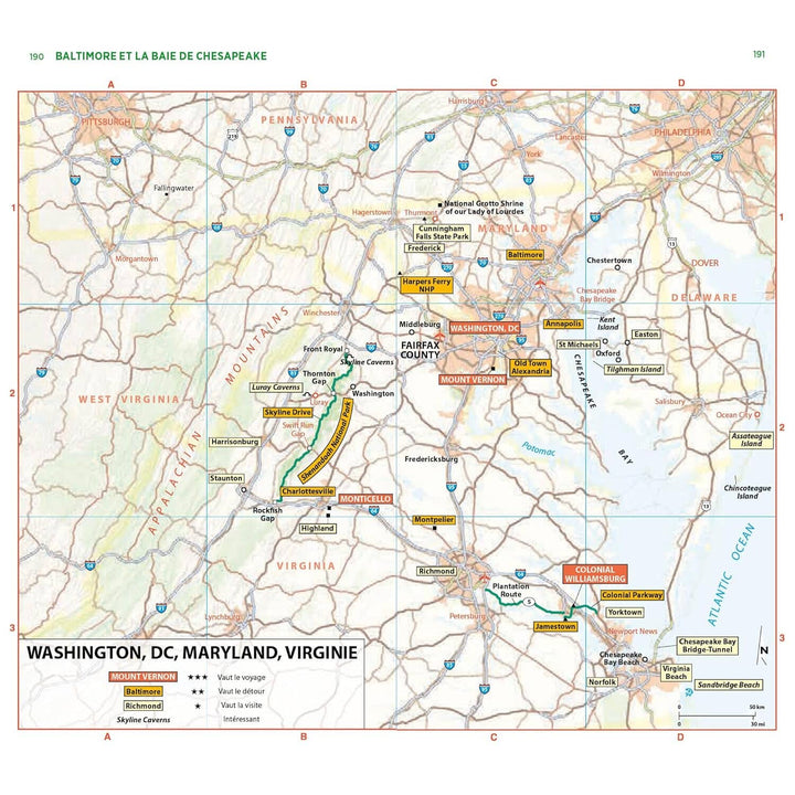 Guide Vert - Nord-Est américain - Édition 2024 | Michelin guide de voyage Michelin 