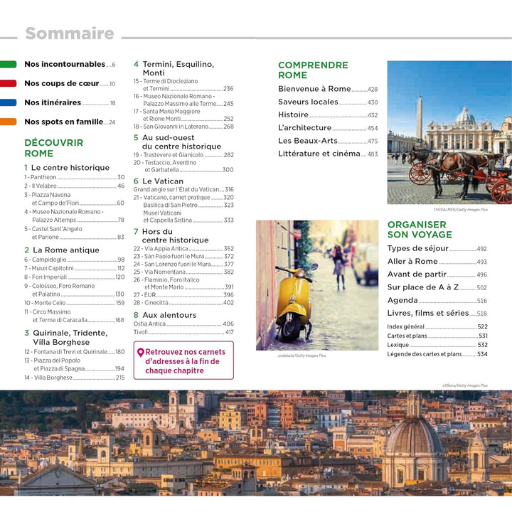 Guide Vert - Rome - Édition 2024 | Michelin guide de voyage Michelin 