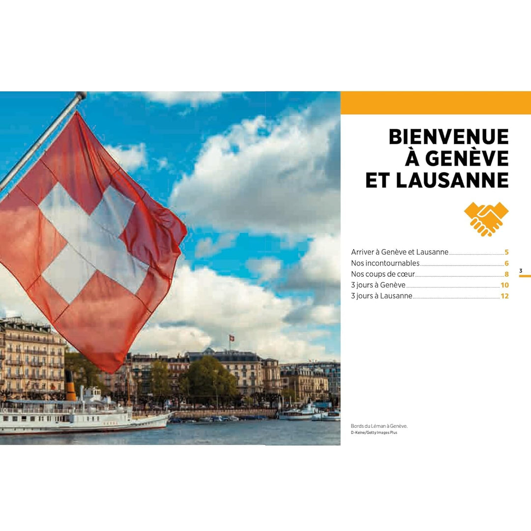 Guide Vert Week & GO - Genève, Lausanne & Lac Léman - Édition 2024 | Michelin guide de voyage Michelin 