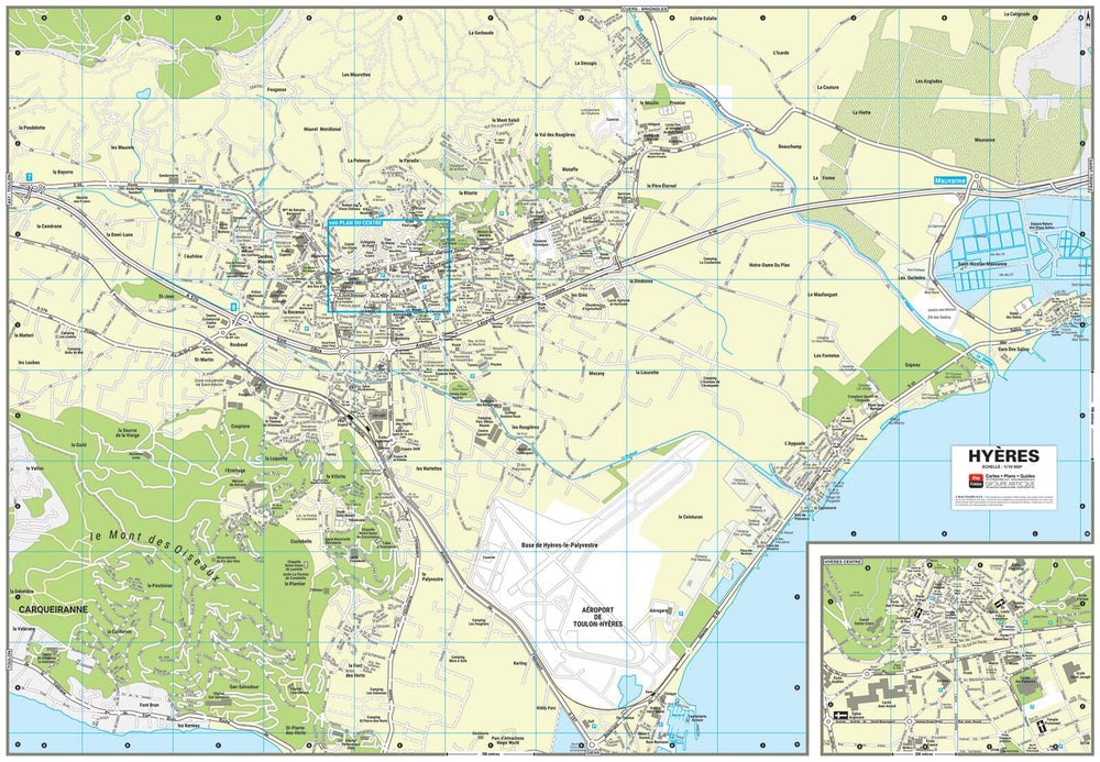 Hyères, Var - Plan de ville | Blay Foldex carte pliée Blay Foldex 