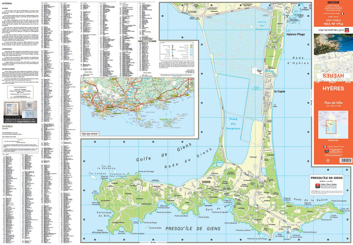 Hyères, Var - Plan de ville | Blay Foldex carte pliée Blay Foldex 