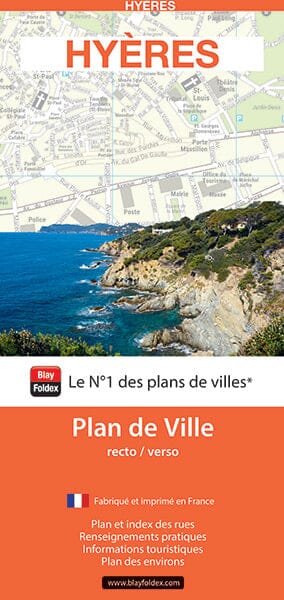 Hyères, Var - Plan de ville | Blay Foldex carte pliée Blay Foldex 