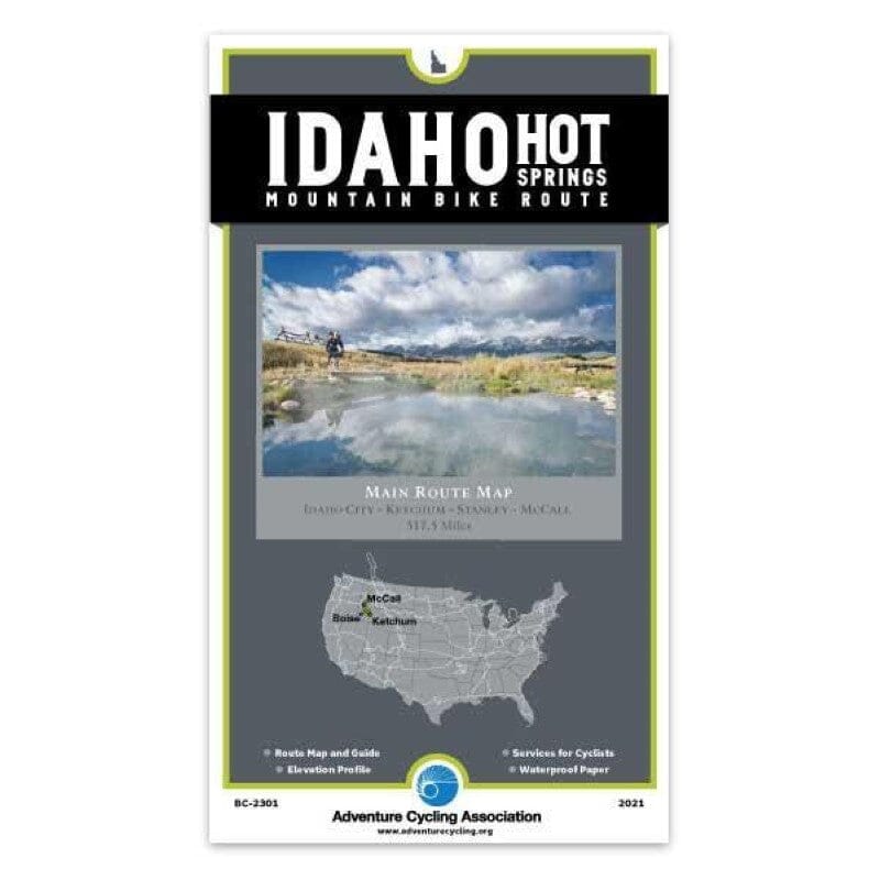 Idaho Hot Springs Mountain Bike Route Main Route Map Adventure Cycling Association | Adventure Cycling Association carte pliée Adventure Cycling Association 