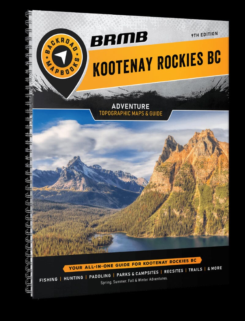 Kootenay Rockies BC Backroad Mapbook | Backroads Mapbooks atlas Backroads Mapbooks 