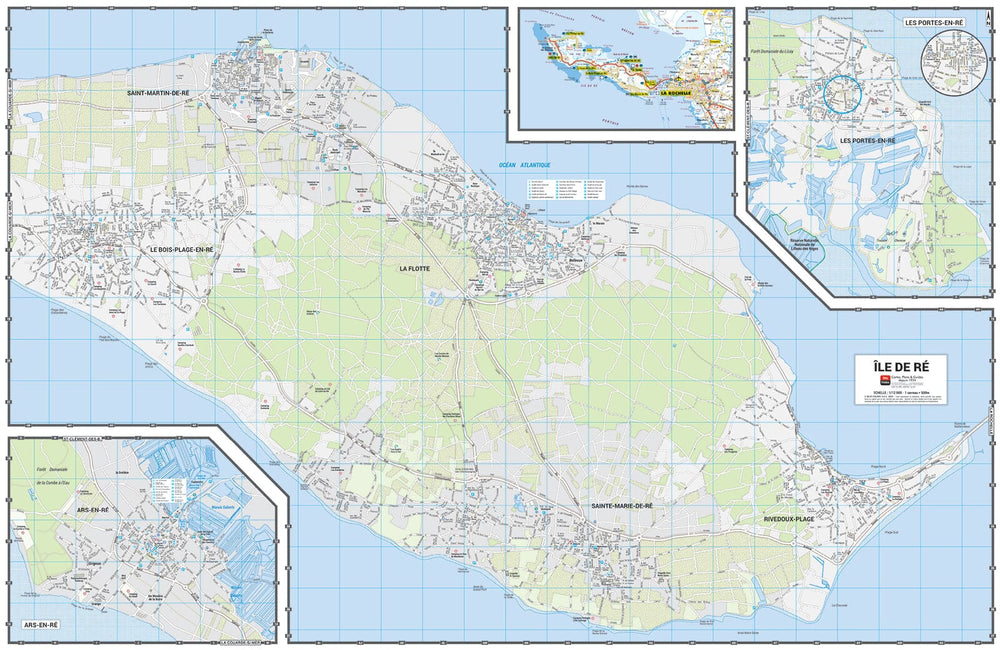 La Rochelle - Plan de ville grand format | Blay Foldex carte pliée Blay Foldex 