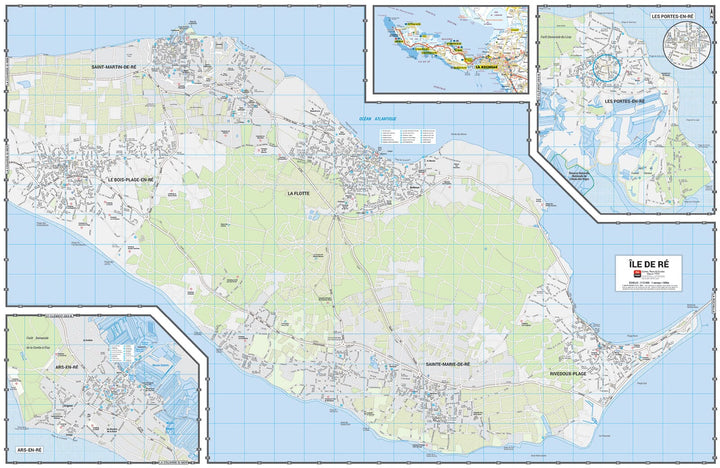 La Rochelle - Plan de ville grand format | Blay Foldex carte pliée Blay Foldex 