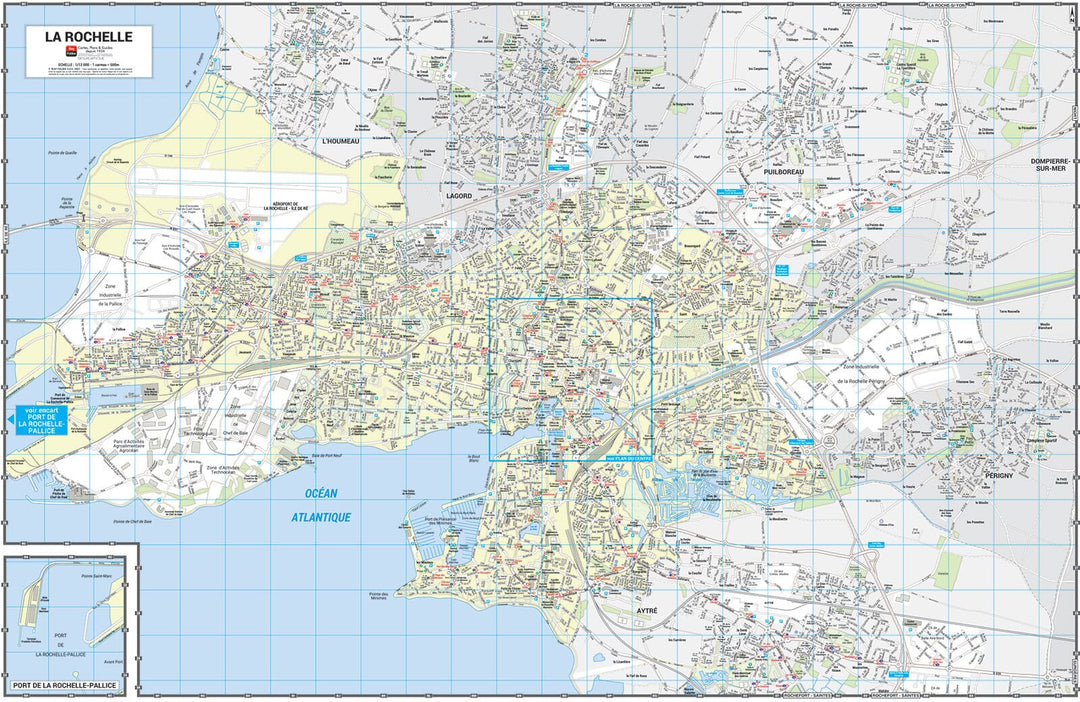 La Rochelle - Plan de ville grand format | Blay Foldex carte pliée Blay Foldex 