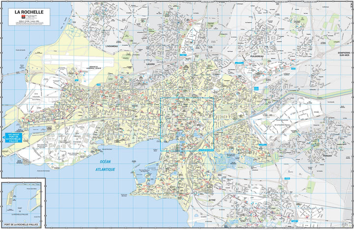 La Rochelle - Plan de ville grand format | Blay Foldex carte pliée Blay Foldex 