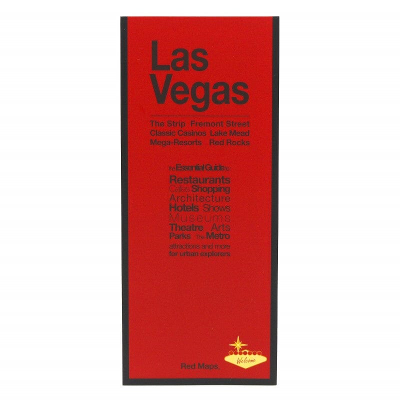 Las Vegas, Nevada | Cartes rouges carte pliée Red Maps 