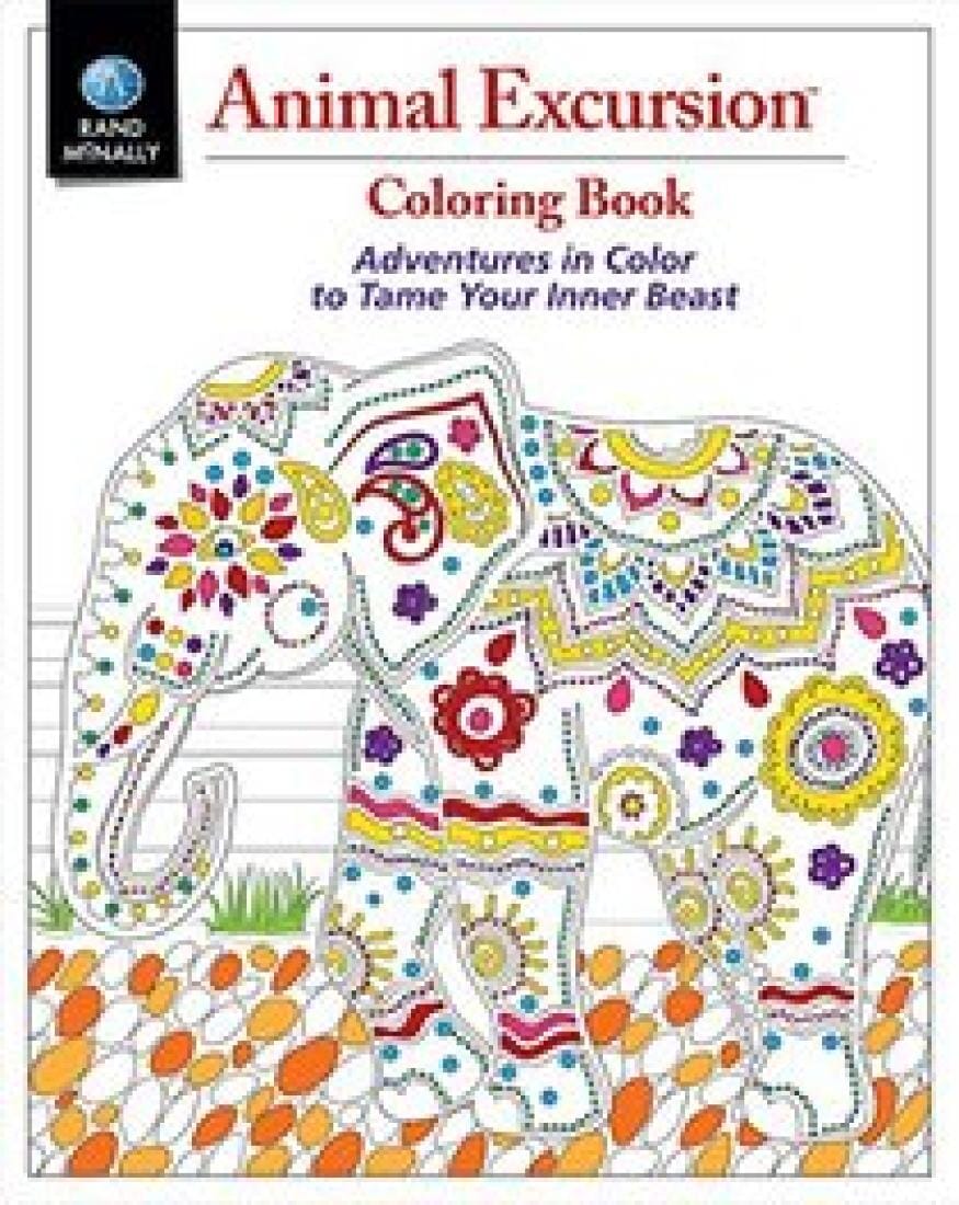 Livre de coloriage - Excursions avec des animaux par Rand McNally | Rand McNally carte pliée Rand McNally 