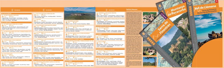 Lot de 2 cartes de randonnée - Vall de Llémena, Serra de Finestres, Muntanya de Rocacorba (Catalogne) | Alpina carte pliée Editorial Alpina 