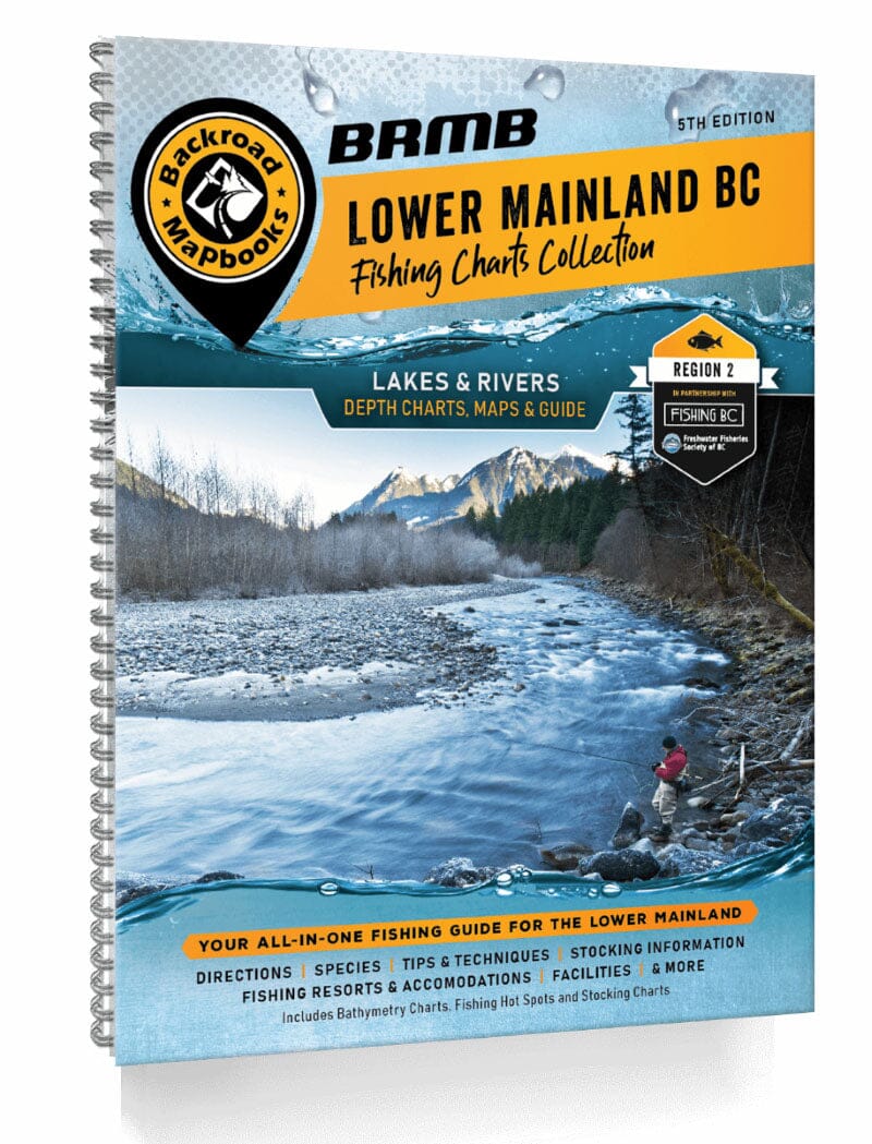 Lower Mainland BC Fishing Mapbook | Backroads Mapbooks atlas Backroads Mapbooks 