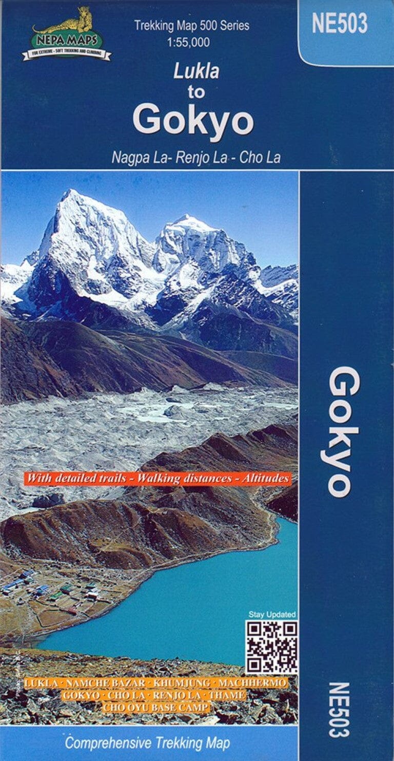 Lukla à Gokyo : Comprehensive Trekking Map | Himalayan MapHouse carte pliée Himalayan MapHouse 