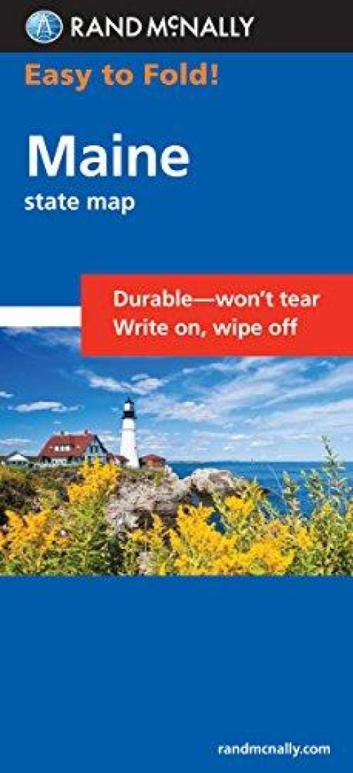 Maine, carte facile à plier | Rand McNally carte pliée Rand McNally 