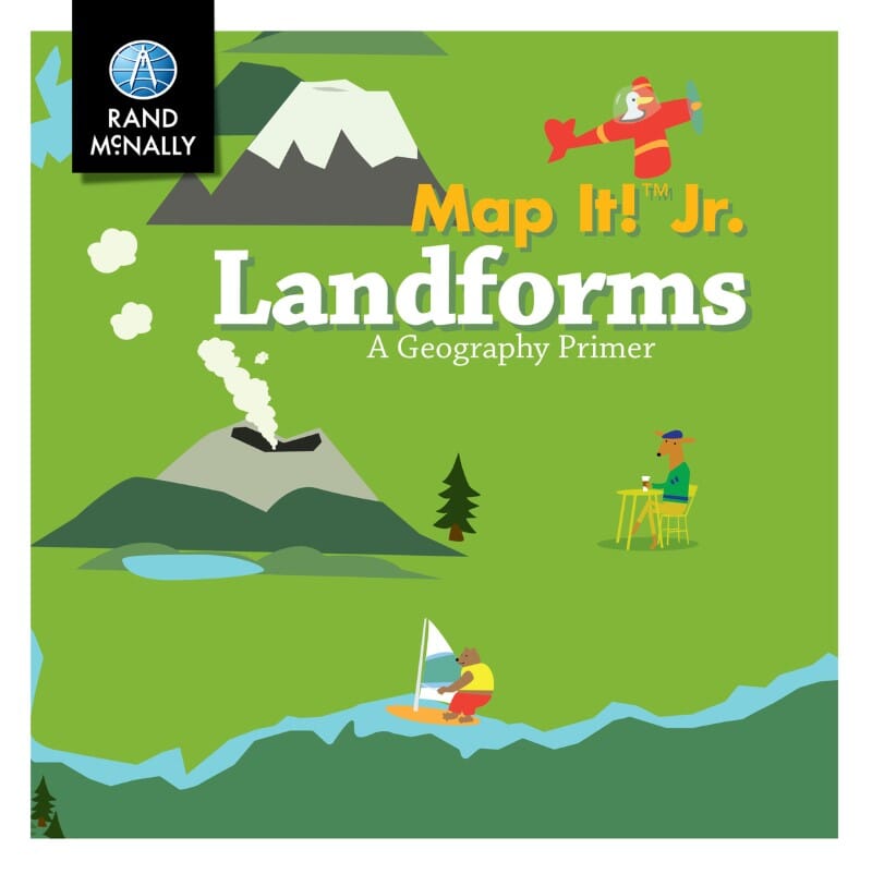 Map It! Jr. - Landforms : une introduction à la géographie | Rand McNally carte pliée Rand McNally 