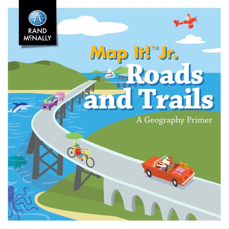 Map It! Jr. - Routes et sentiers : une introduction à la géographie | Rand McNally carte pliée Rand McNally 