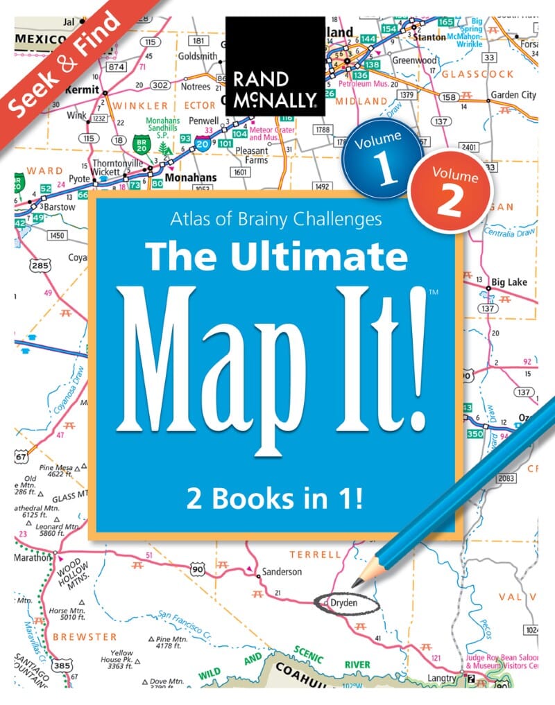 Map It! Seek & Find Ultimate Edition | Rand McNally carte pliée Rand McNally 