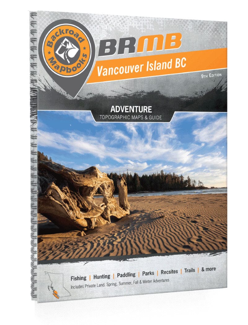 MapBook - Ile de Vancouver (Colombie Britannique) | Backroads Mapbooks atlas Backroads Mapbooks 