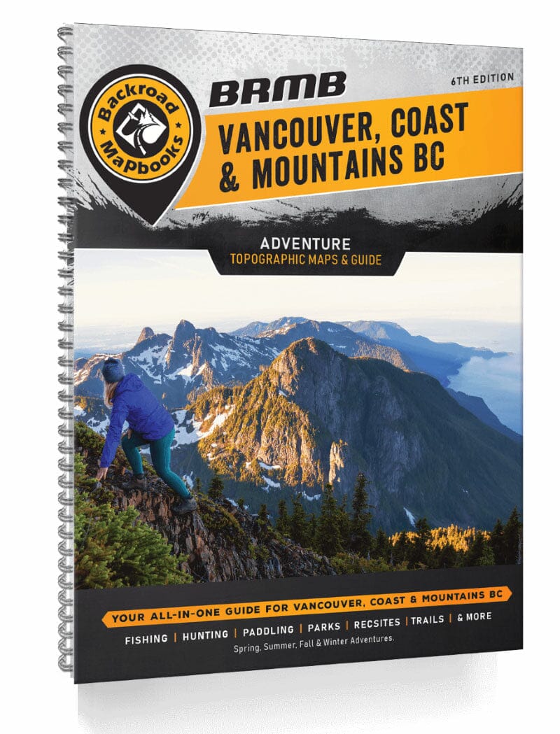 Mapbook - Vancouver, Coast & Mountains British Columbia | Backroads Mapbooks atlas Backroads Mapbooks 