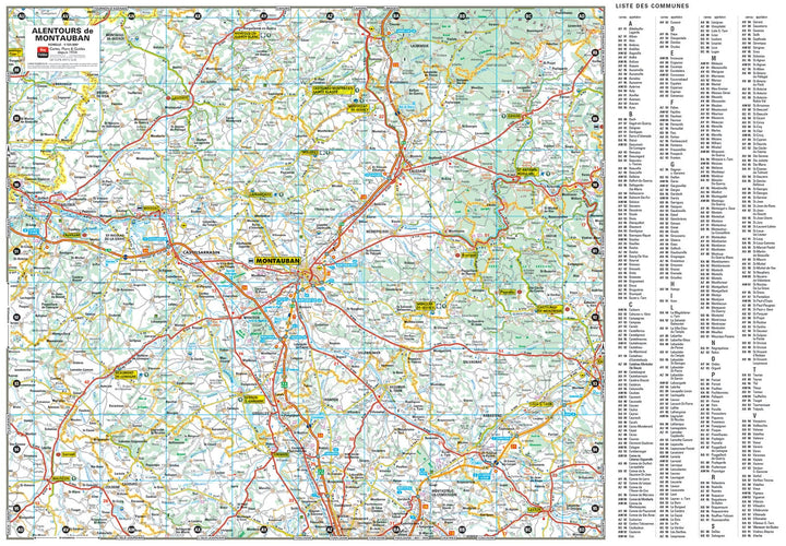 Montauban, Tarn-et-Garonne - Plan de ville | Blay Foldex carte pliée Blay Foldex 