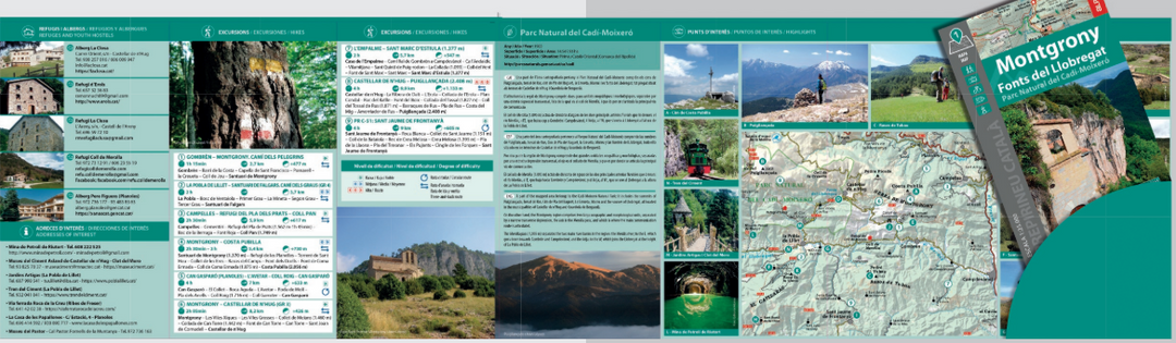 Carte de randonnée - Montgrony, Fonts del Llobregat (Pyrénées Catalanes) | Alpina