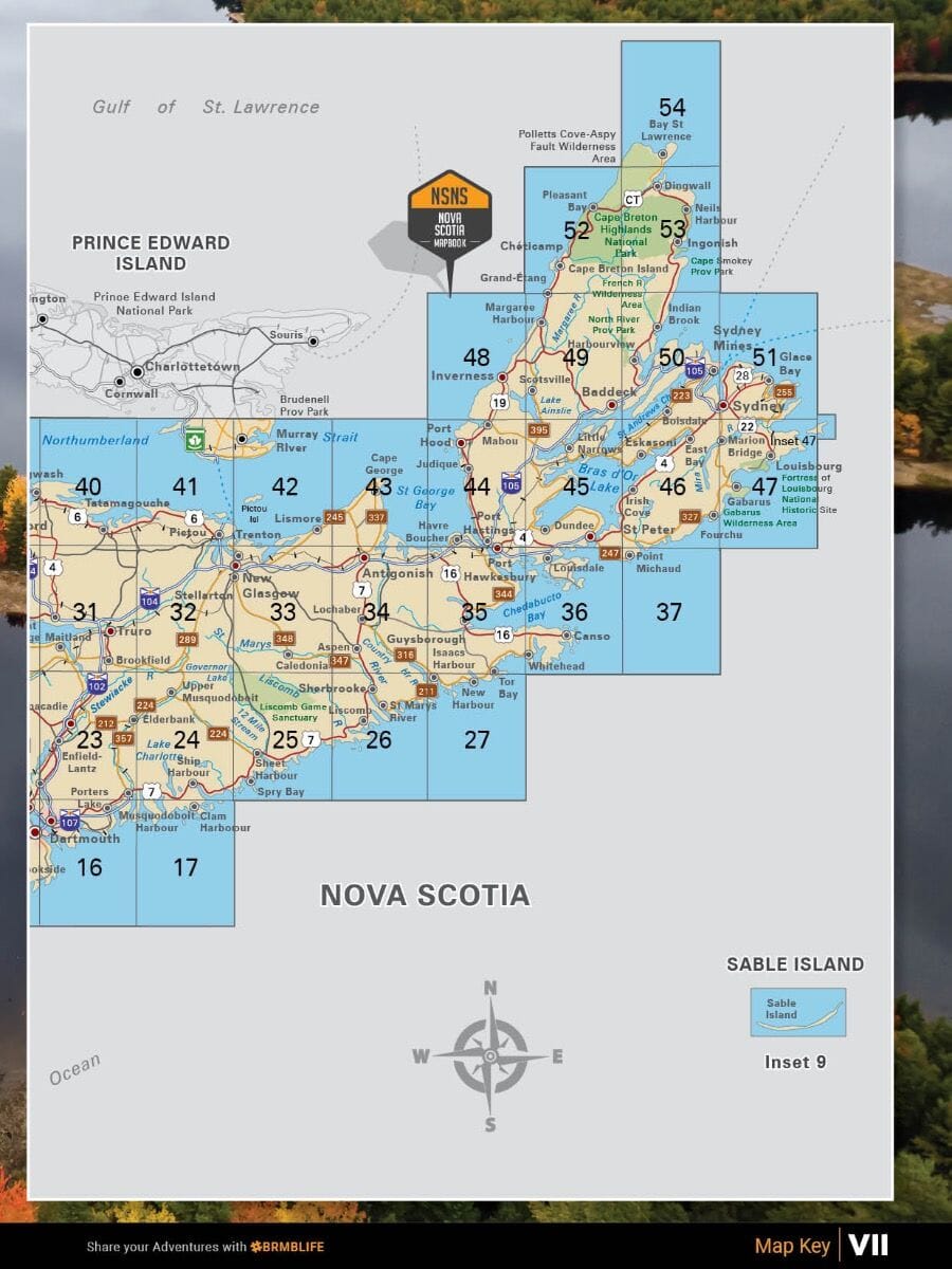 Nouvelle-Écosse Mapbook | Backroads Mapbooks atlas Backroads Mapbooks 