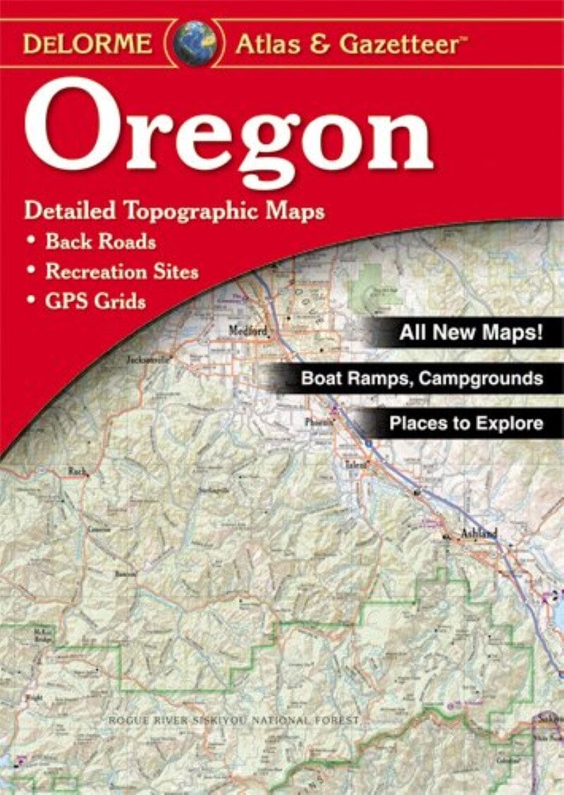 Oregon Atlas & Gazetteer | DeLorme atlas DeLorme 