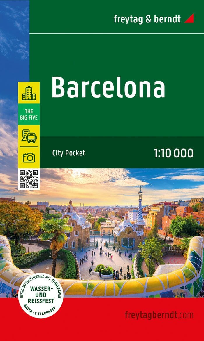 Plan de poche - Barcelone (Espagne) | Freytag & Berndt carte pliée Freytag & Berndt 